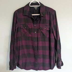 Roots Park Plaid Flannel Shirt